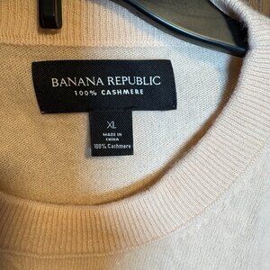 Banana Republic Crewneck Sweater XL Men’s Lightweight Cashmere Pullover